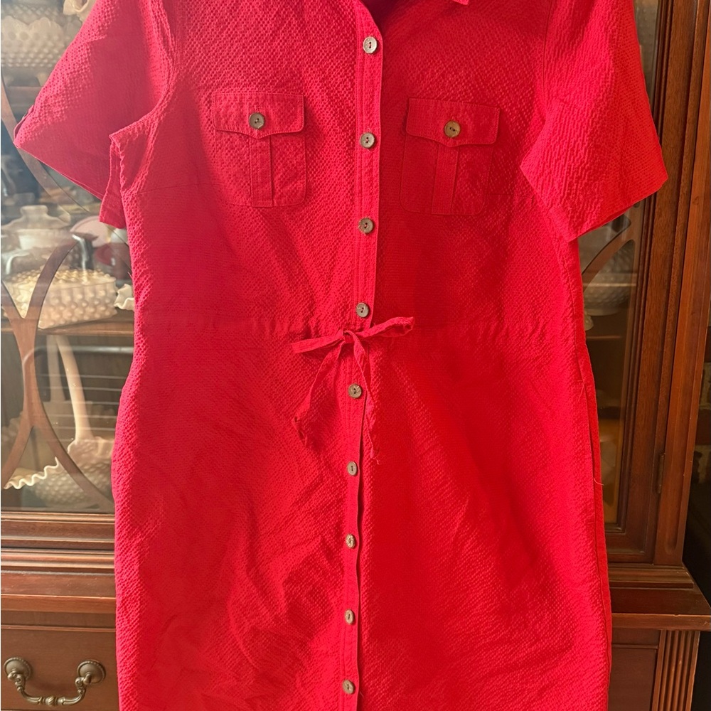 Appleseed's Red Midi Dress